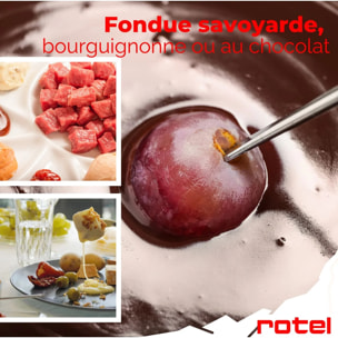 Service à fondue au fromage 6 personnes Rotel Swiss Tradition