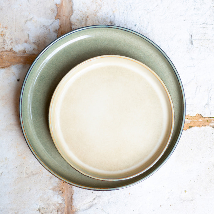 Lot de 6 grandes assiettes, TERRALHA