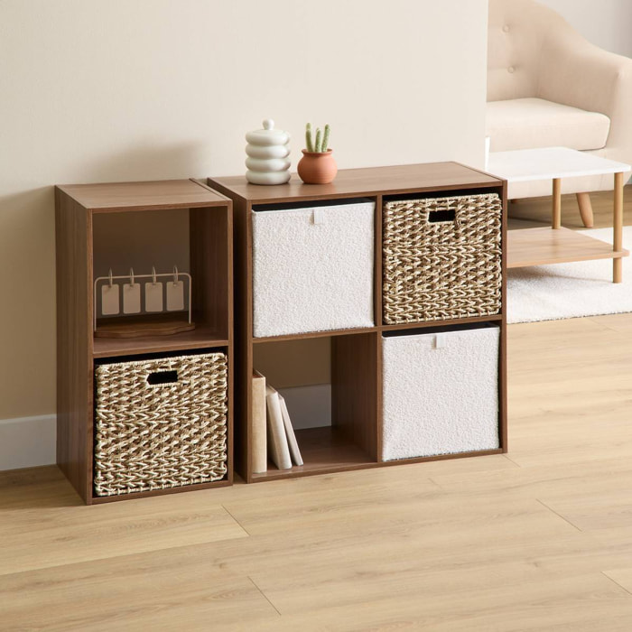 Boîte Mix'N Modul carré pliable 31x31cm marron