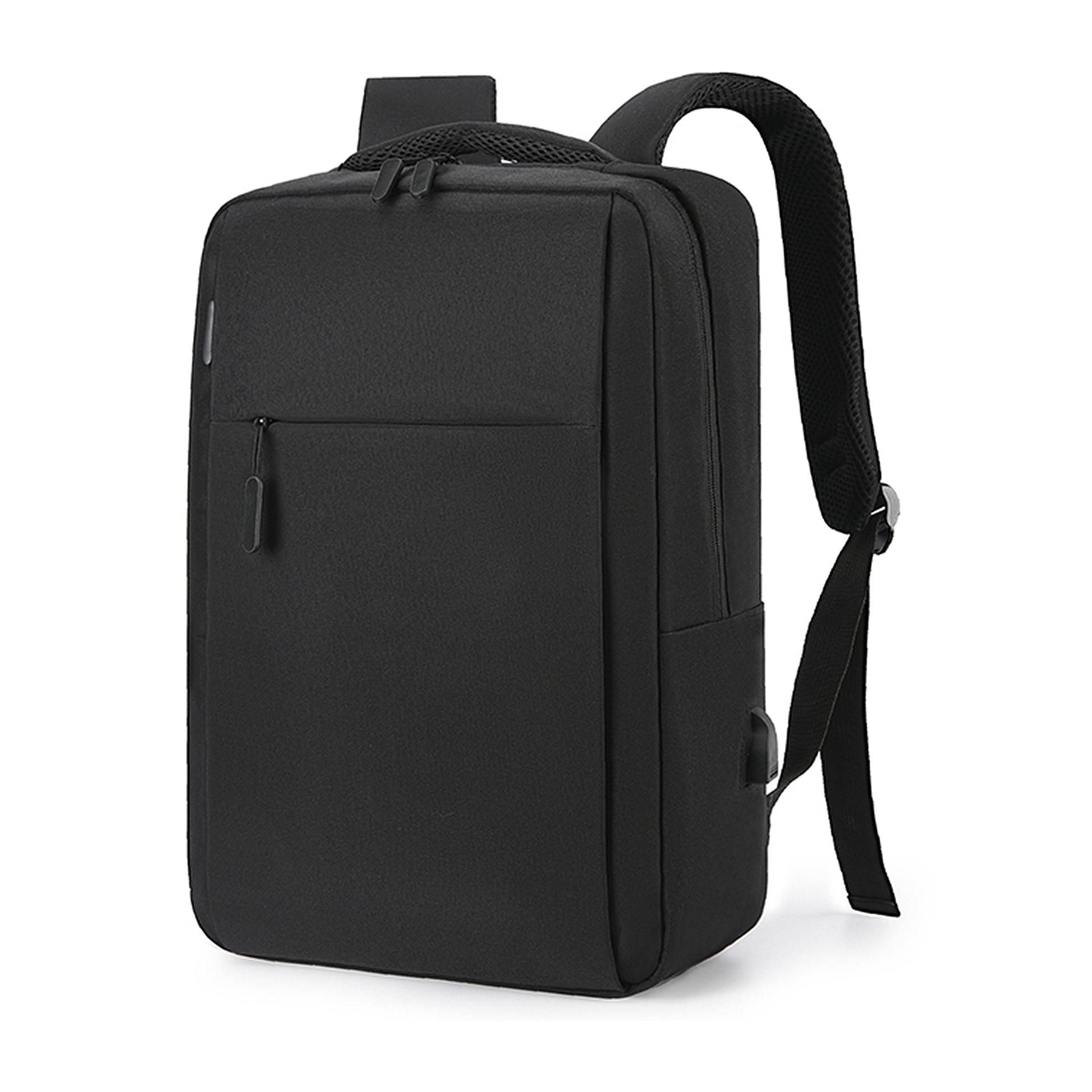 DAM Mochila para Laptop con interfaz de carga USB. 30x13x48 Cm. Color: Negro