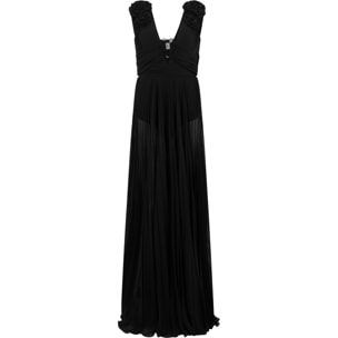 PHILIPP PLEIN Long Evening Dress Flowers