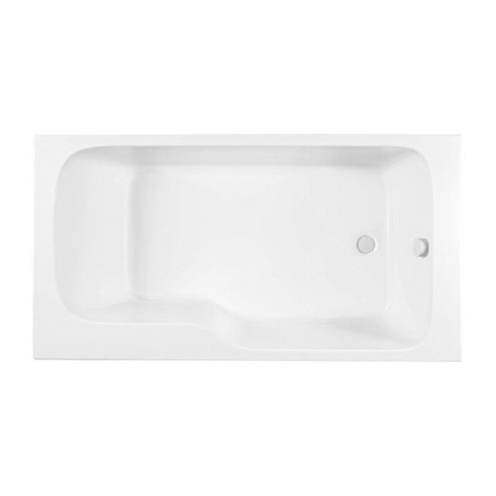 Baignoire bain douche Malice blanc brillant