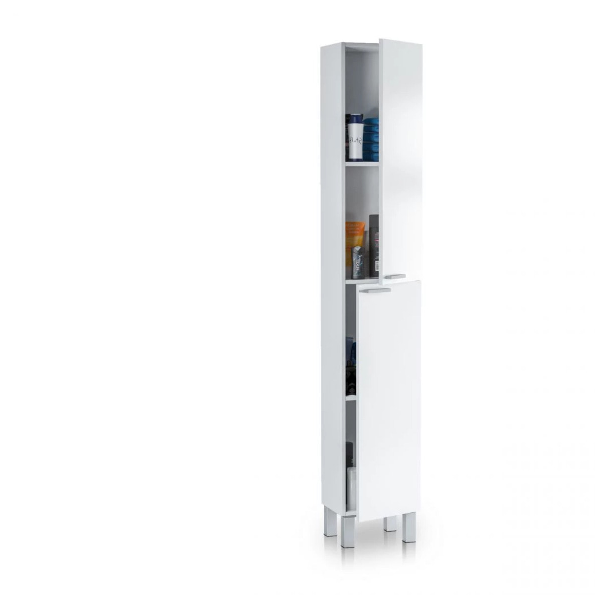 Columna de baño Inspire 2 puerta Blanco Brillo