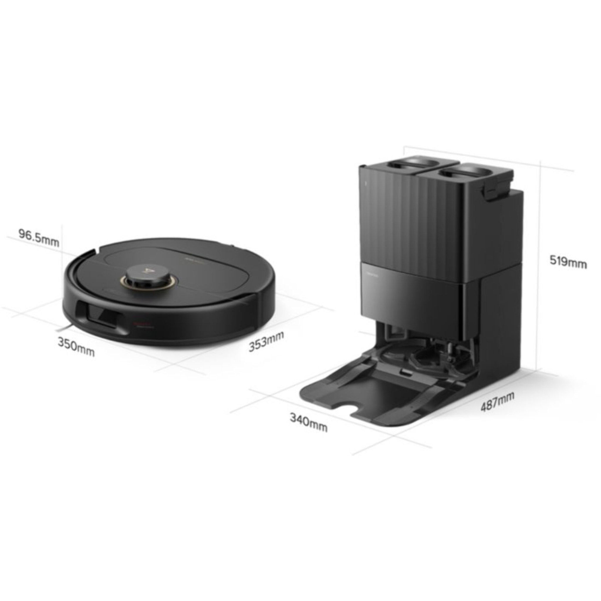 Robot Aspirateur Laveur ROBOROCK Qrevo 5AE Black