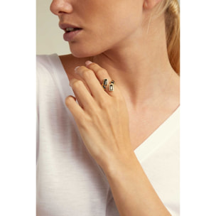 Anillo GlitterByGlitter GRIS 9