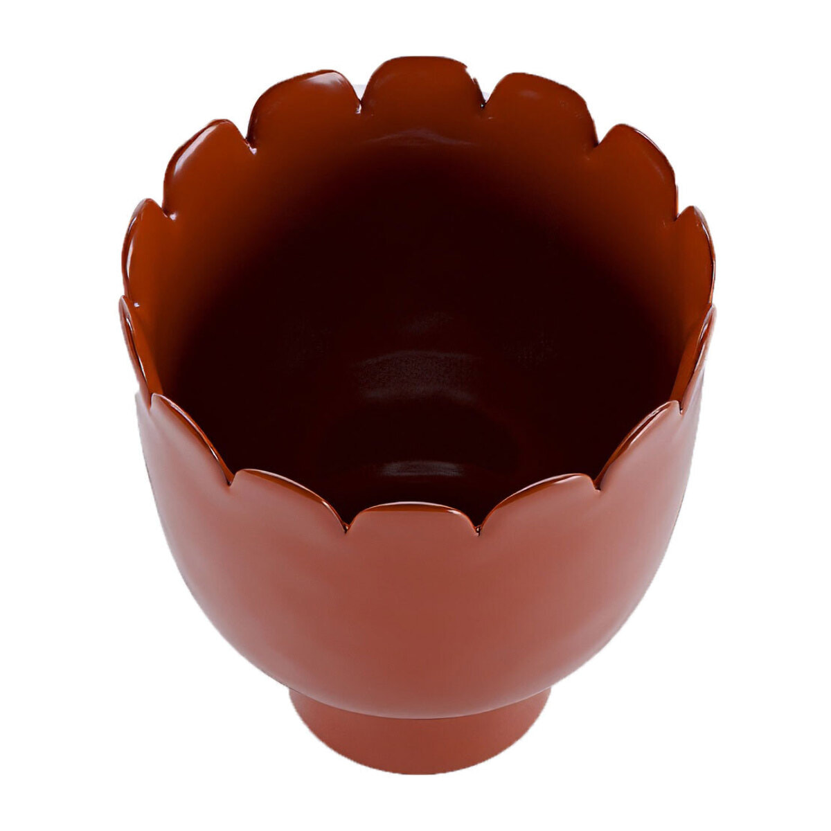 Vase forme tulipe en céramique