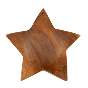 DECORAZIONE BINTANG DA APP.IN TEAK RIC. CMØ19X5 MIN2(PEZZI UNICI-NON RIP. IN SER