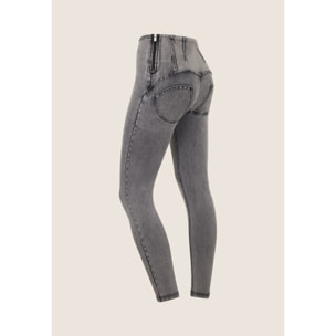 Jeggings WR.UP 7/8 superskinny vita alta con anello