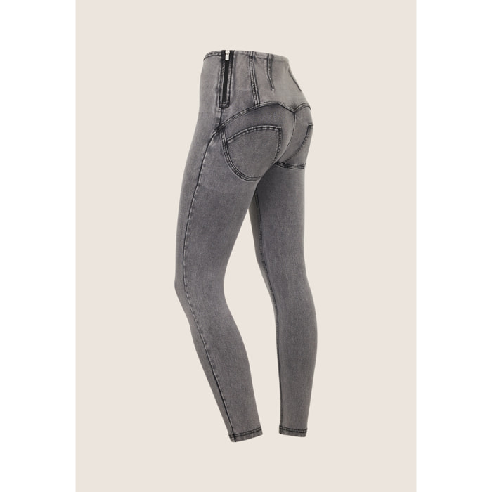 Jeggings WR.UP 7/8 superskinny vita alta con anello
