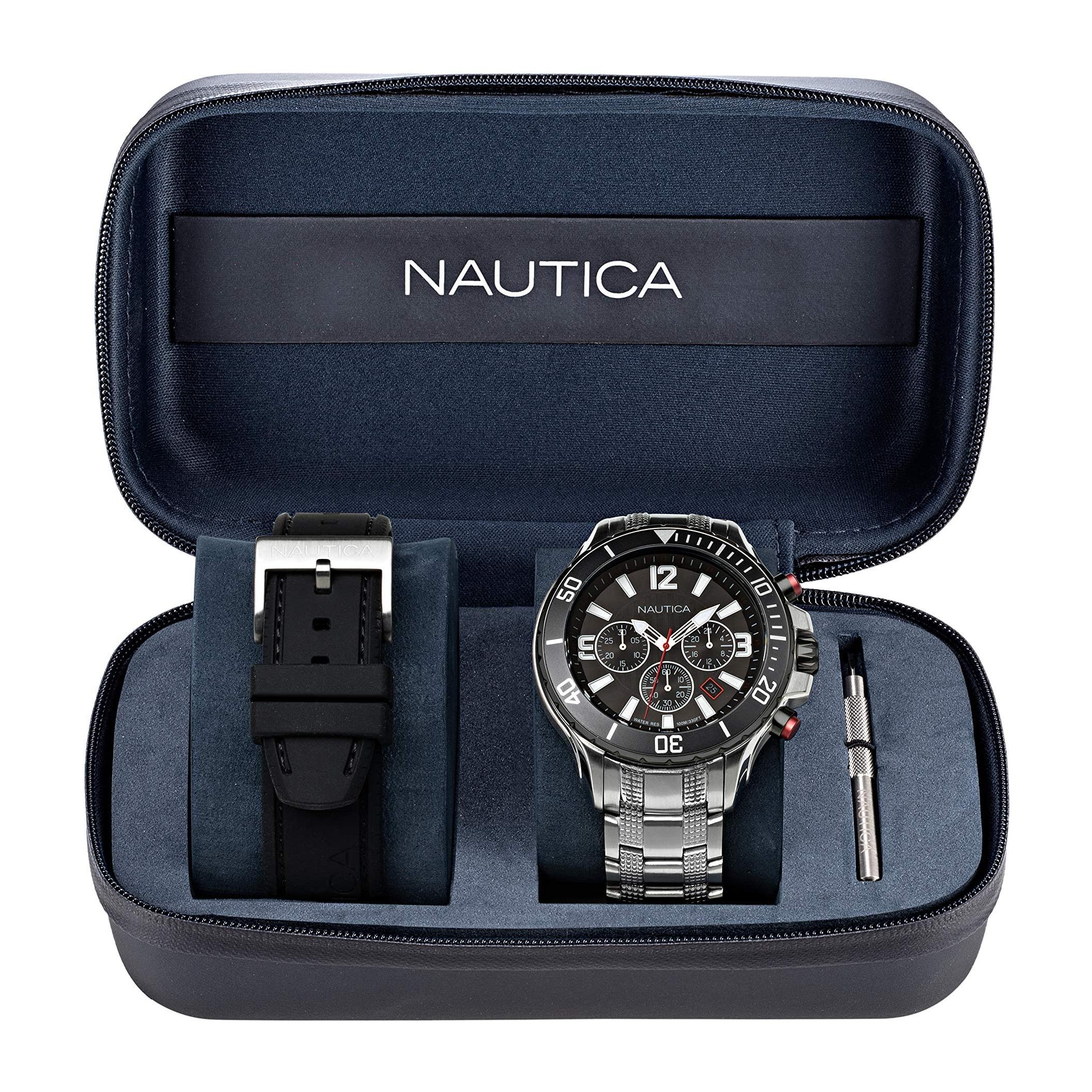 Orologio Nautica Acciaio Silver