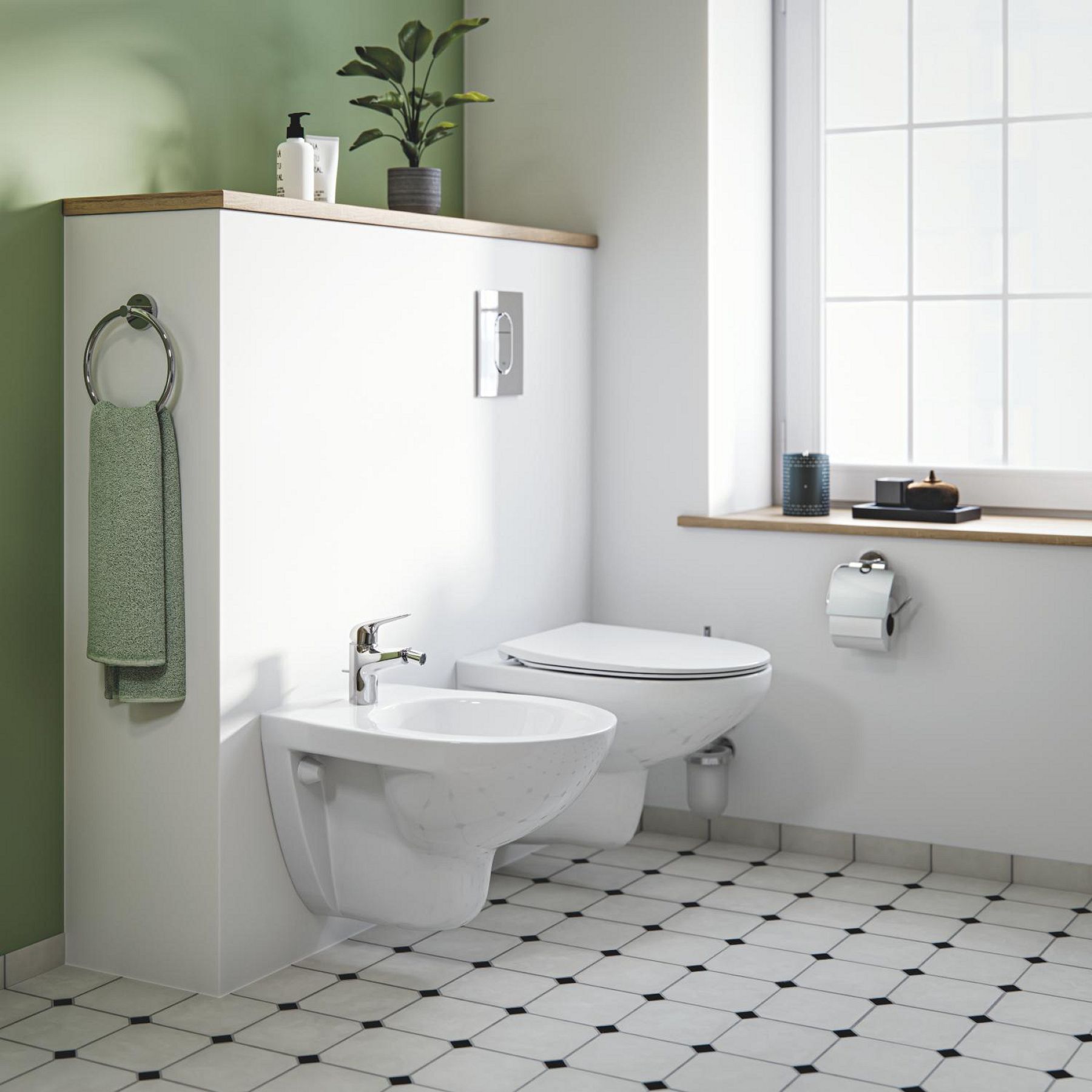 Mitigeur monocommande bidet Swift, chromé