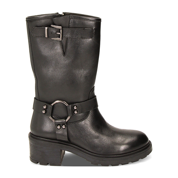 Mujer Biker Black