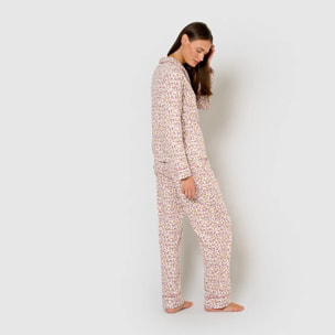 Pigiama in cotone rosa selvana