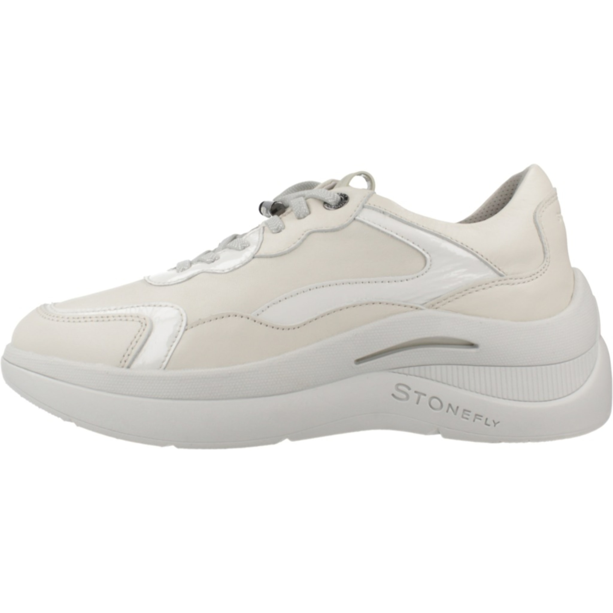 Sneakers de  Mujer de la marca STONEFLY  modelo ROCHA 5 NAPPA LTH/PATENT LTH White