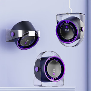 Ventilatore da tavolo con 5 velocità e angolo di inclinazione.