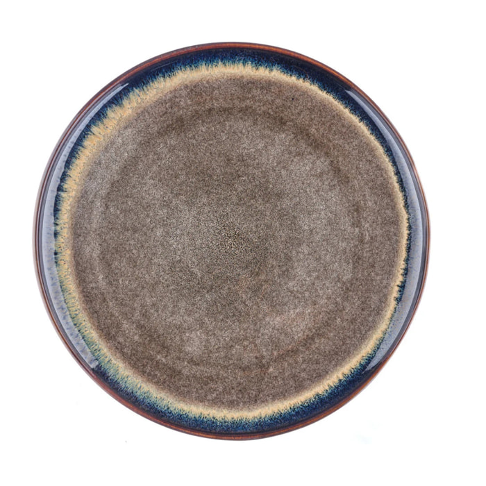 Plateau de service GENESIS Ø33cm - Basalte