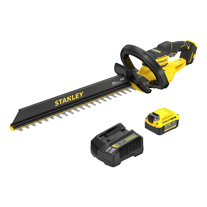 Taille-haies 55 cm HEDGESWEEP BRUSHLESS 18V Stanley FatMax V20 - 1 batterie 4Ah