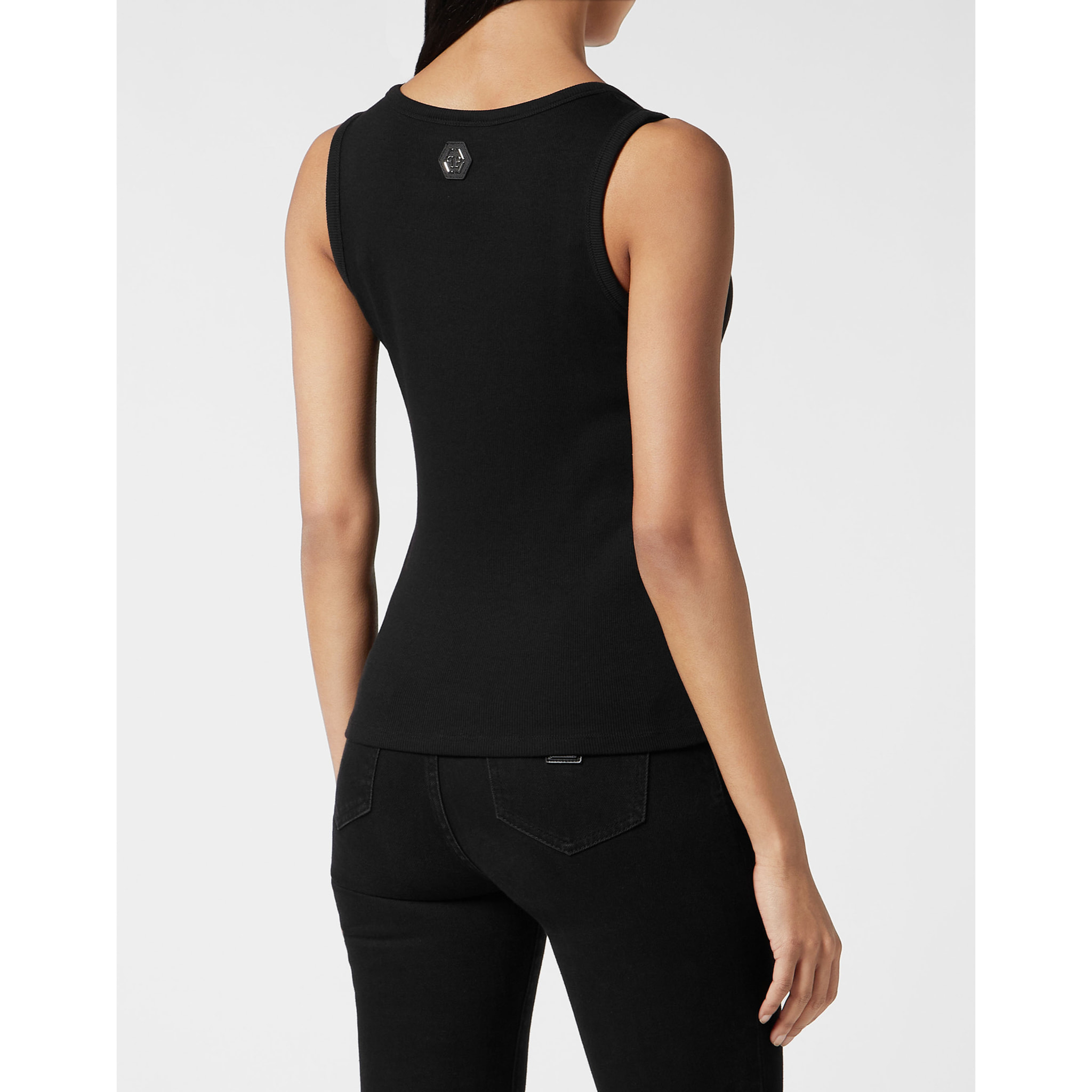 PHILIPP PLEIN Tank Top HEXAGON