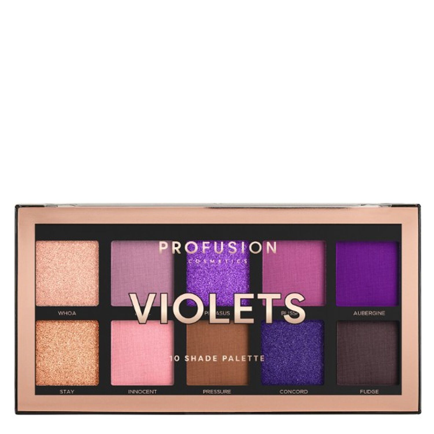 Palette Violets - Ombres à Paupières 10 Couleurs