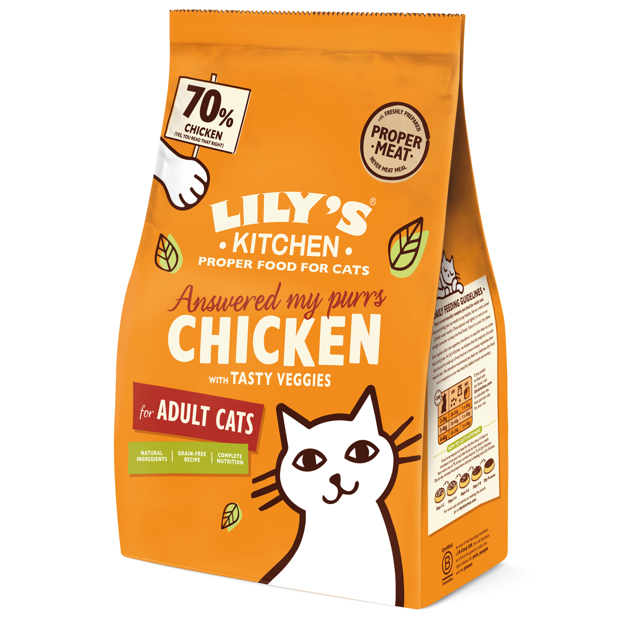LILY'S KITCHEN Chat Poulet frais avec des légumes 2kg