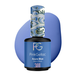 Vernis semi-permanent - 301 Azure Blue - 15 ml