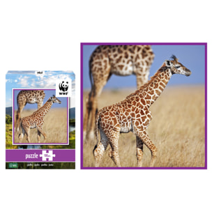 WWF PUZLE - JIRAFAS 100 PIEZAS