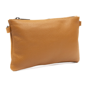 Albenga Bolso bandolera de mujer de piel auténtica acabado dollaro