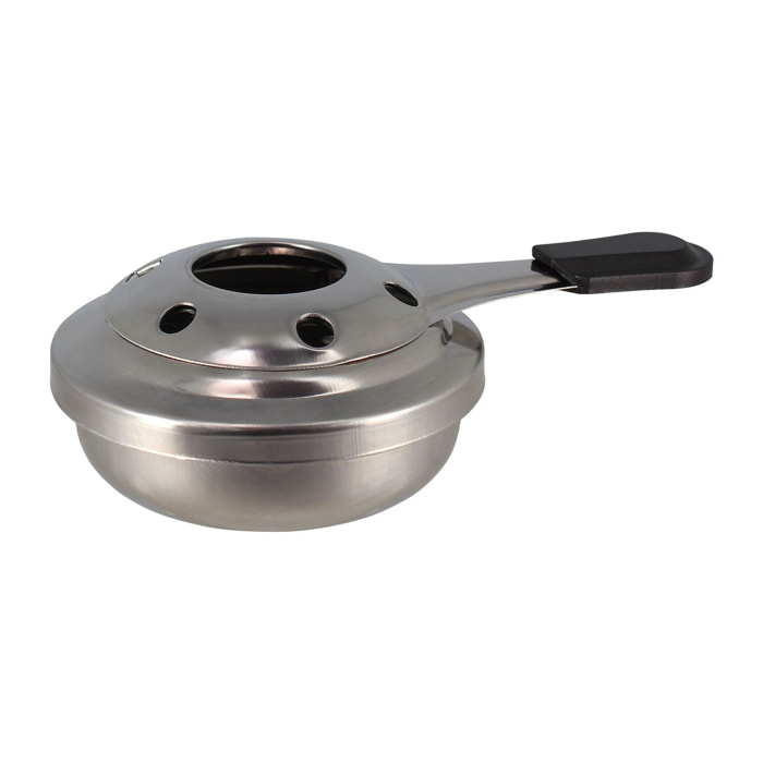 Brûleur à fondue en acier inoxydable 14,5cm
