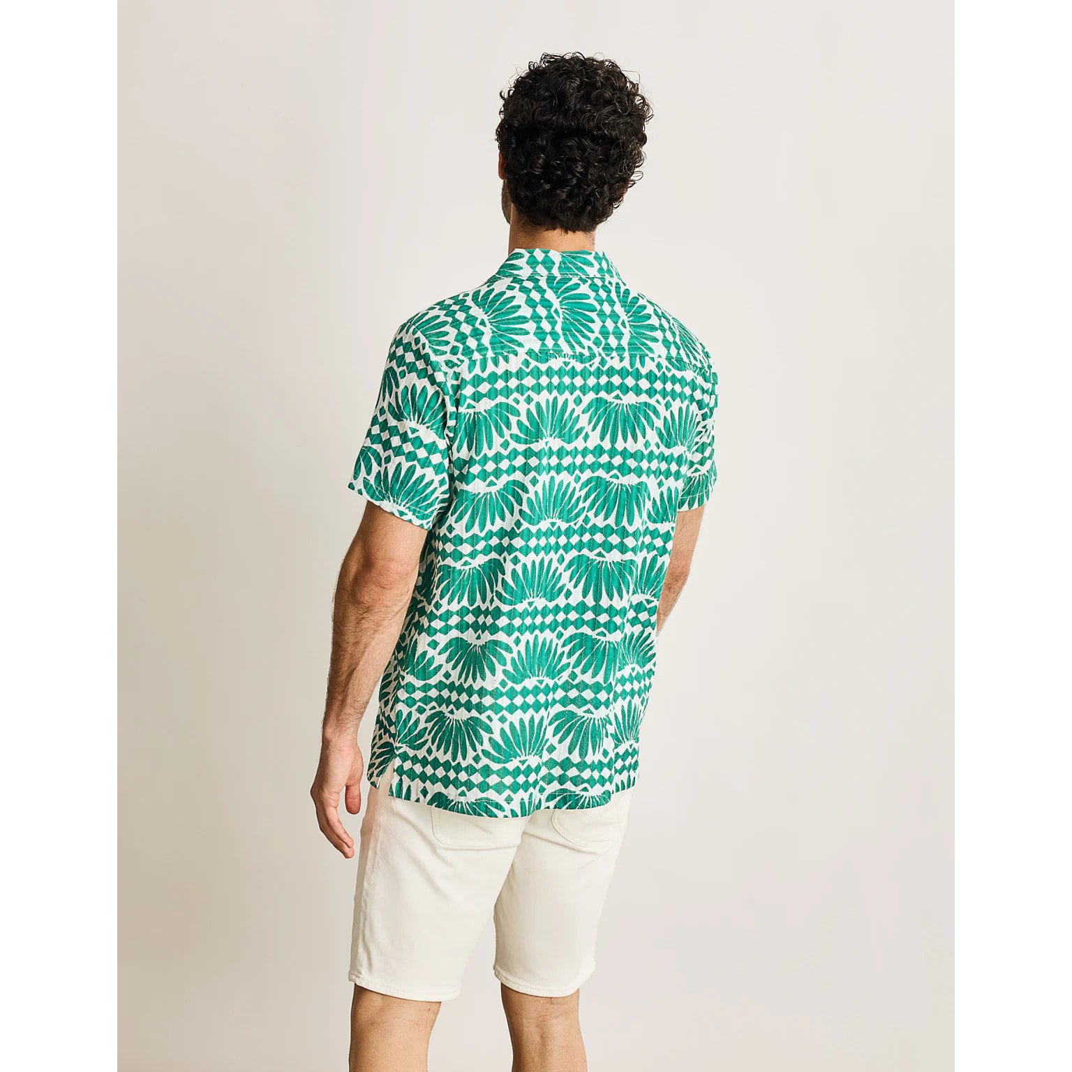 Camisa Manga Corta Verde - Alrendo