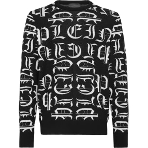 PHILIPP PLEIN Pullover Round Neck GOTHIC PLEIN