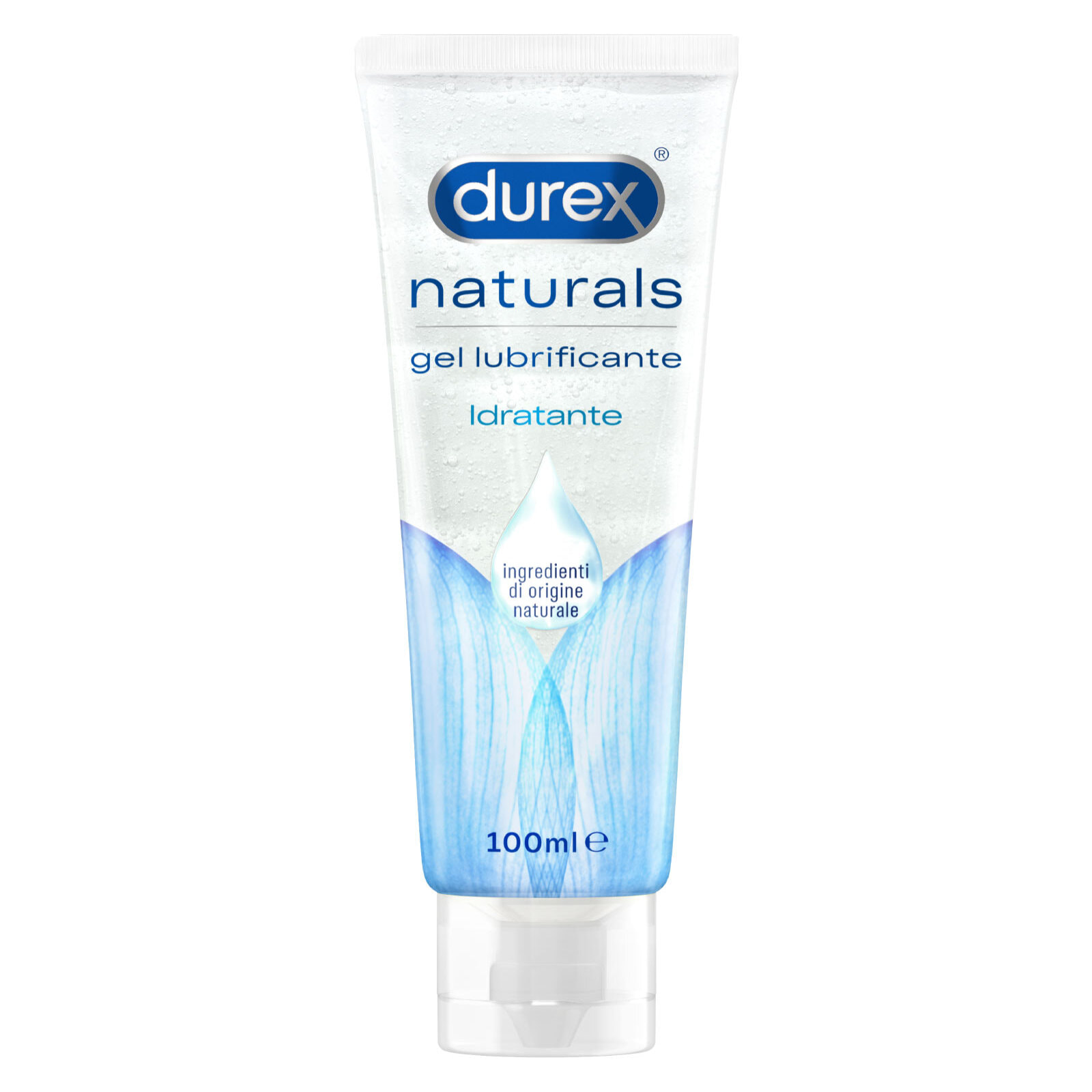 Durex Naturals Gel Lubrificante Intimo Idratante con Acido Ialuronico 100ml