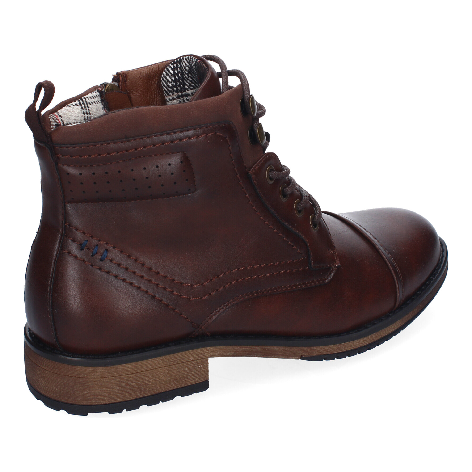 Botines de Hombre, Comodos y Elegantes, Diseño Clasico con Punta Redonda