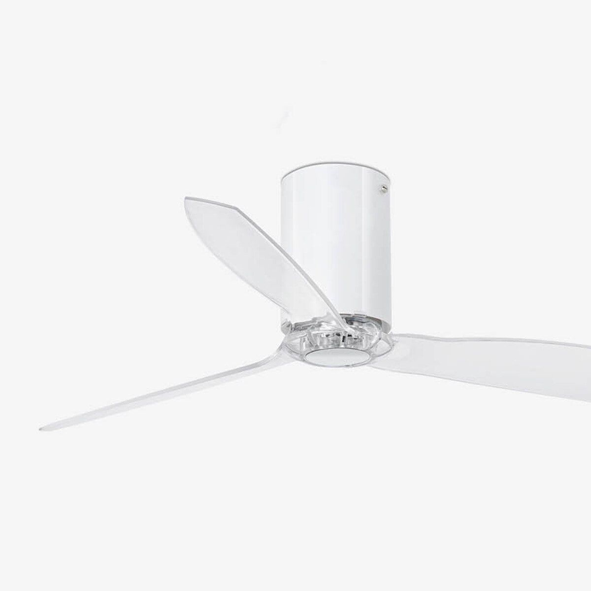 MINI TUBE FAN M Ventilatore bianco brillante/trasparente DC