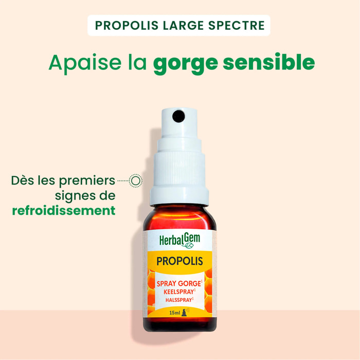 Herbalgem- Duo pack Propolis spray - Bio - 15 ml