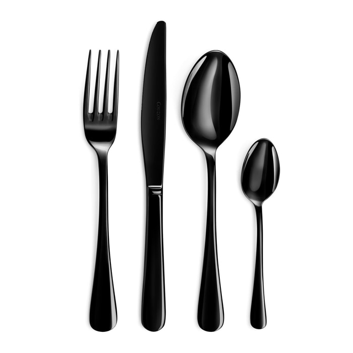 Clipper Noir - Ménagère 24 pièces