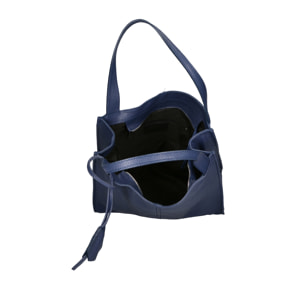 Borsa a spalla  da donna In Vera pelle Made in Italy 34x32x11 cm