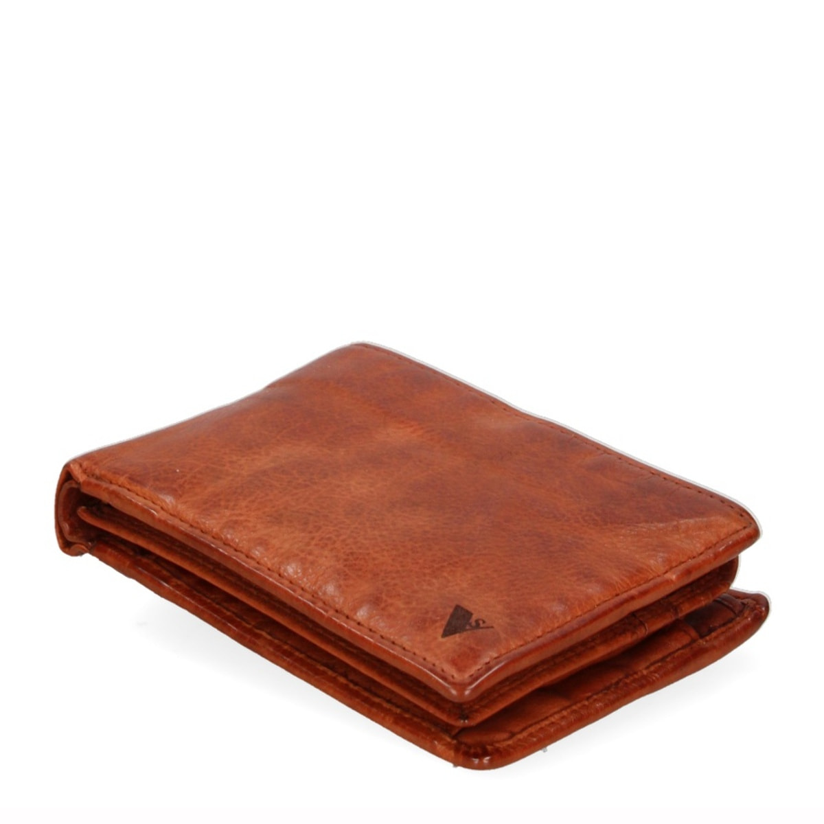 Portafoglio da uomo in vera pelle - Modello False - Casual - 12.0 x 9.0 x 2.0 cm