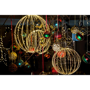 Sfera raggi con 700 led est - Pezzi 1 - BIANCO - Bianchi Dino SpA