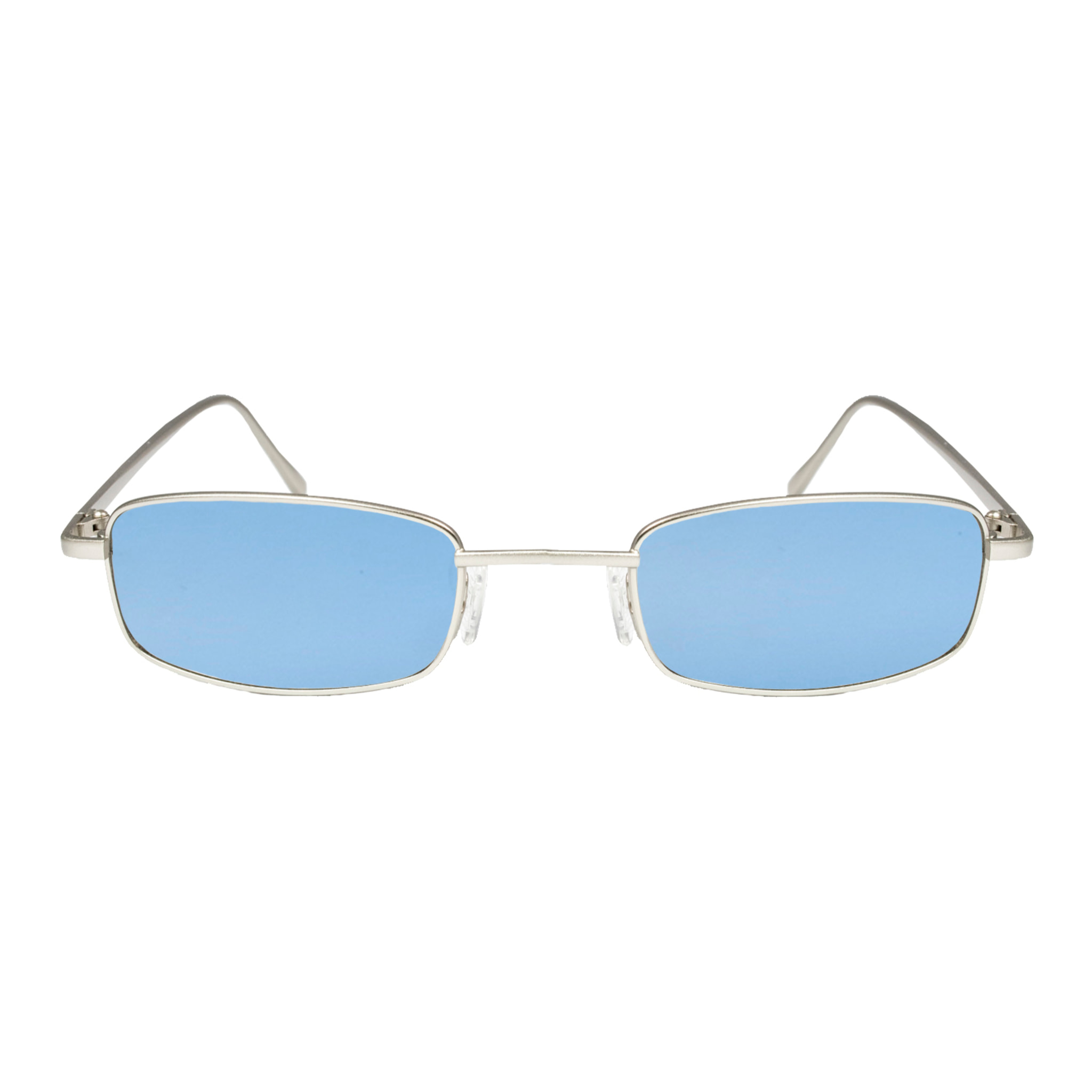 Gafas de sol OCEAN TRACY - Estructura de metal plateado con color azul claro transparente