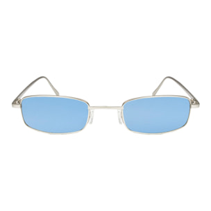 Gafas de sol OCEAN TRACY - Estructura de metal plateado con color azul claro transparente