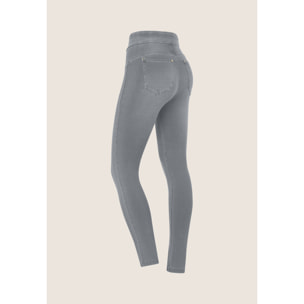 Jeggings N.O.W. skinny vita alta con impunture decorative