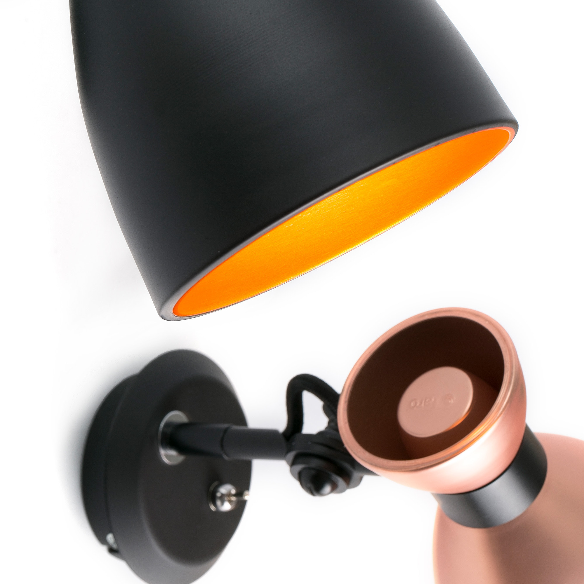 RETRO Aplique cobre