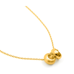 Collar Jiola acabado oro amarillo 18k
