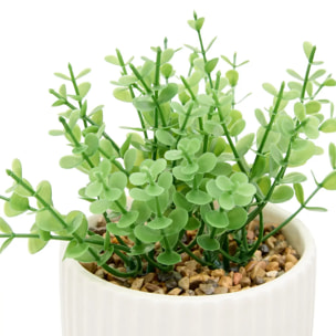 Plante artificielle Nippo avec pot en céramique