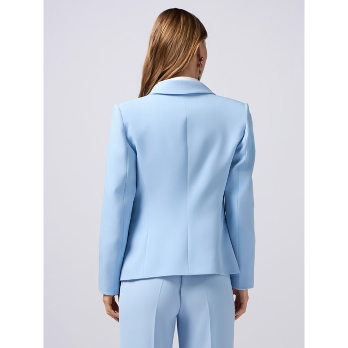 Oltre - Blazer cruzado - Light - blue