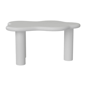 Clémentine – Table basse design en magnésie blanche