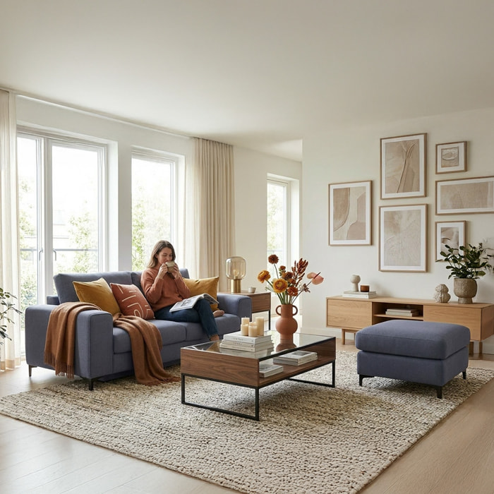 Pouf Fiesole Tissu