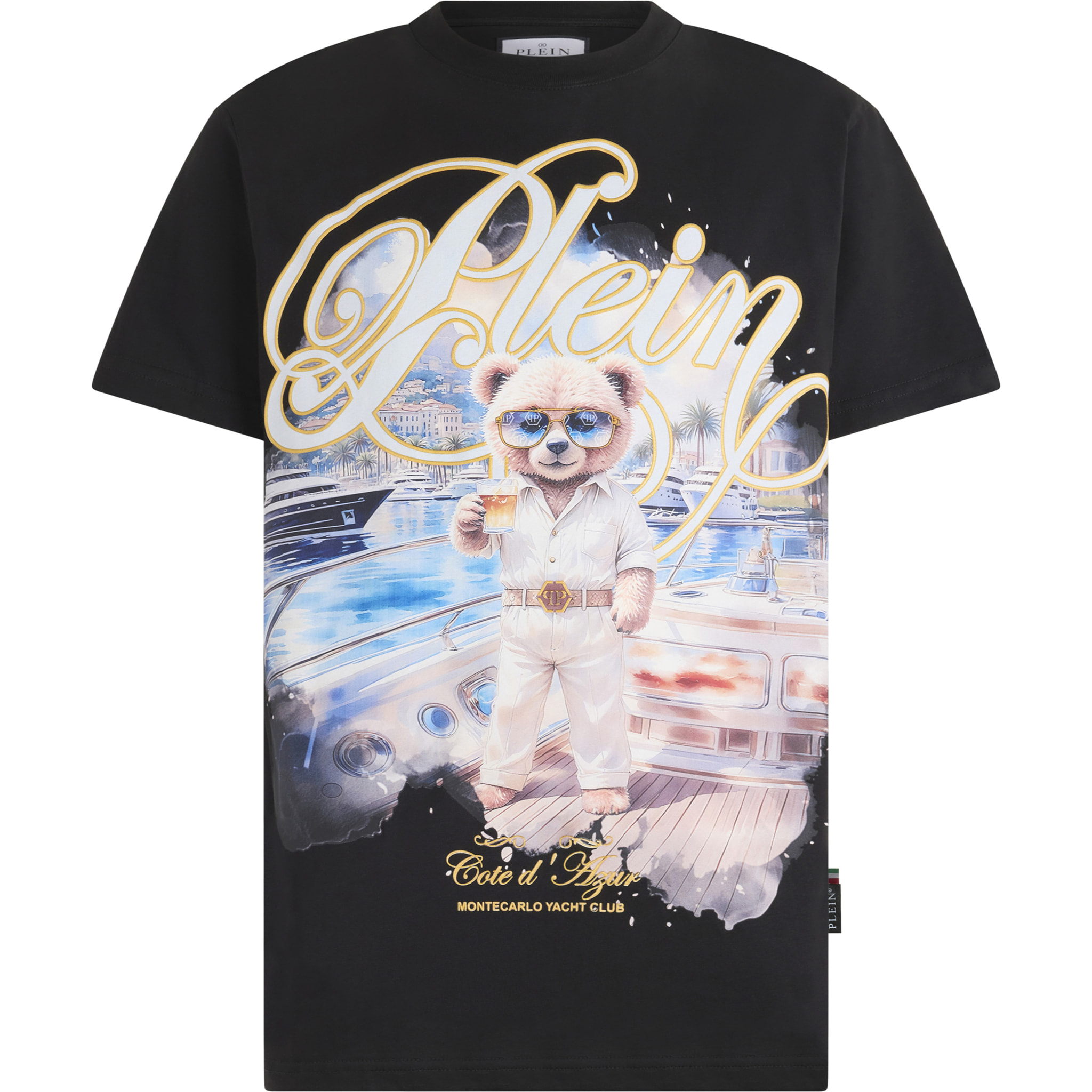 PHILIPP PLEIN Round Neck T-Shirt Teddy Bear