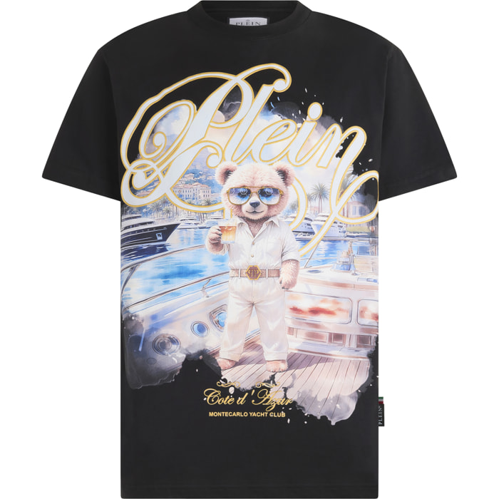 PHILIPP PLEIN Round Neck T-Shirt Teddy Bear