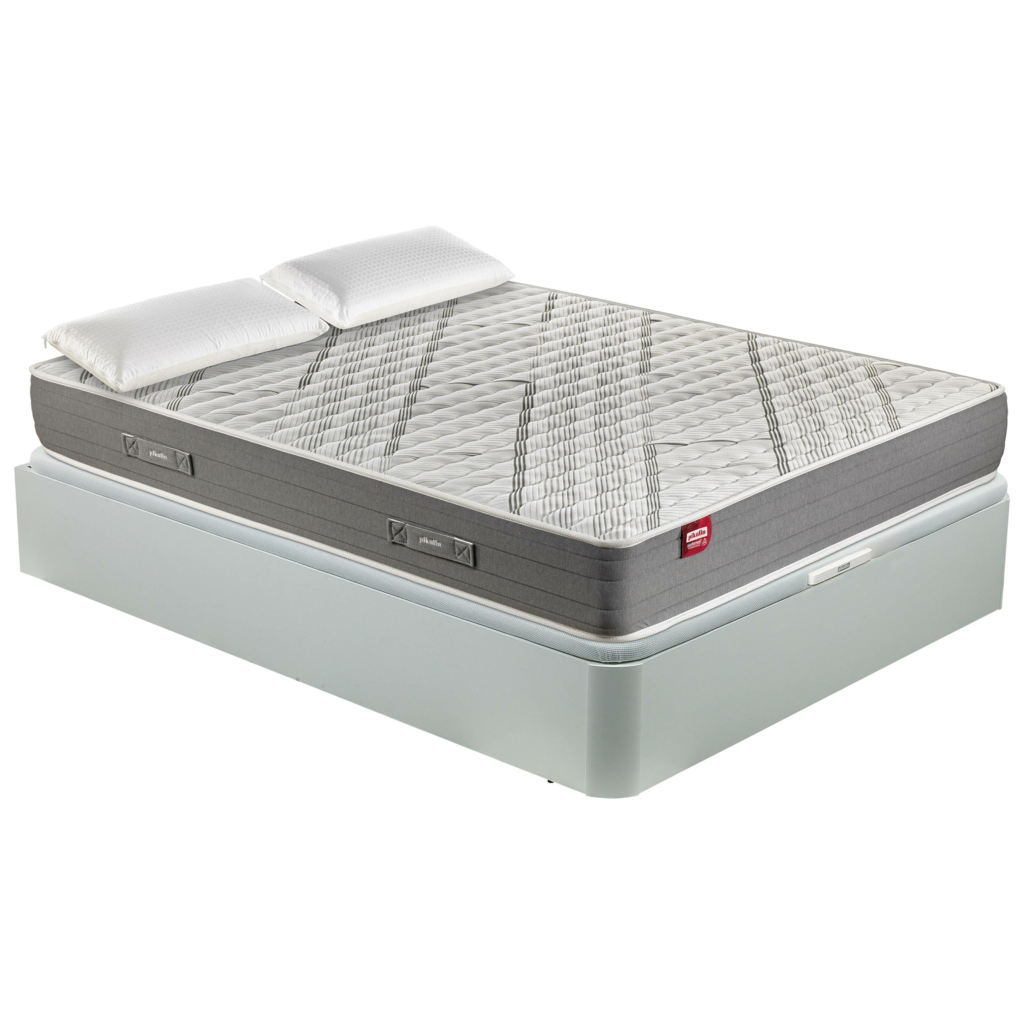 Colchón EspumaHR y Visco + Canapé Abatible + Almohada | ENVIO, MONTAJE Y RETIRADA INCLUIDO | Elan